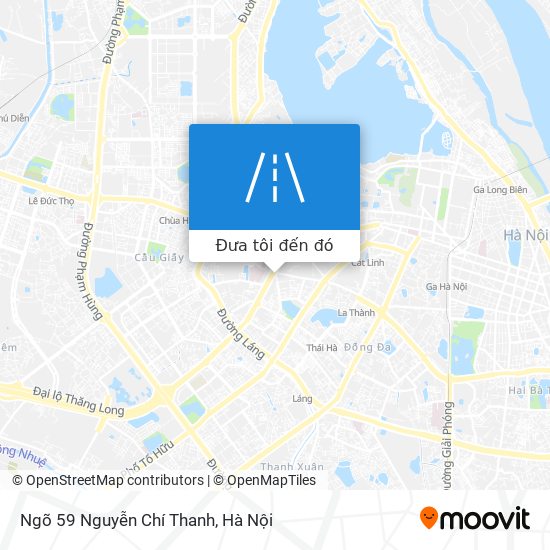 Bản đồ Ngõ 59 Nguyễn Chí Thanh