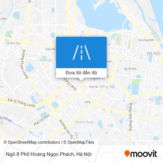 Bản đồ Ngõ 8 Phố Hoàng Ngọc Phách