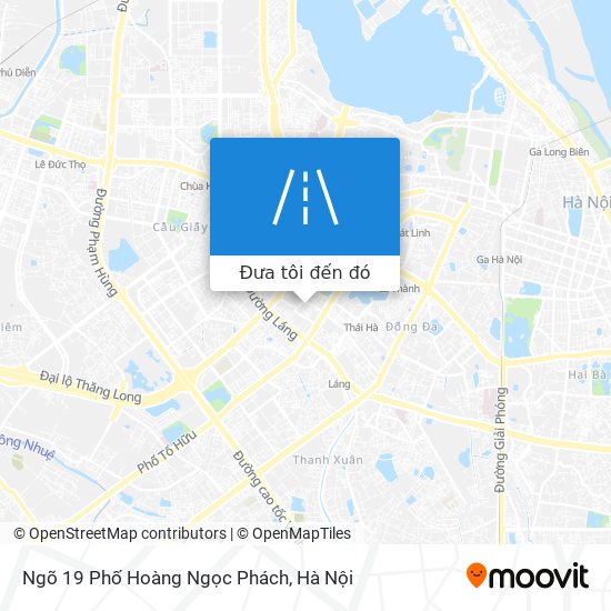 Bản đồ Ngõ 19 Phố Hoàng Ngọc Phách