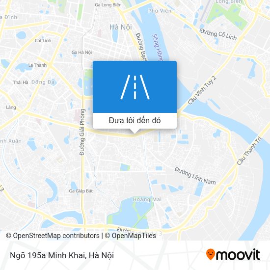 Bản đồ Ngõ 195a Minh Khai