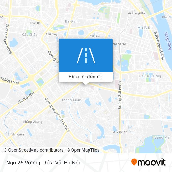 Bản đồ Ngõ 26 Vương Thừa Vũ