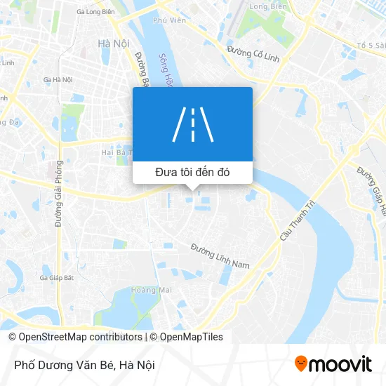 Bản đồ Phố Dương Văn Bé