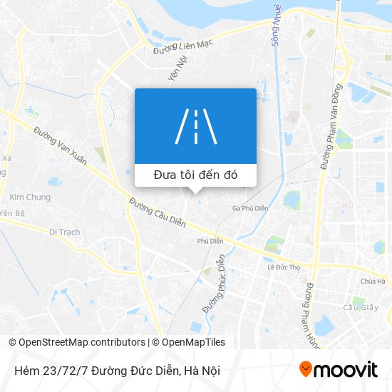 Bản đồ Hẻm 23/72/7 Đường Đức Diễn