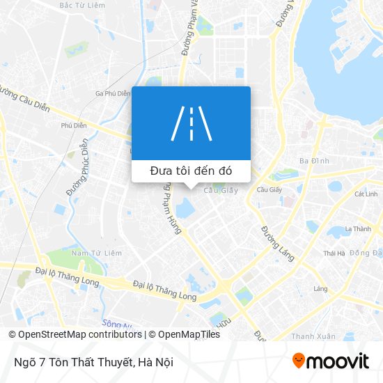 Bản đồ Ngõ 7 Tôn Thất Thuyết
