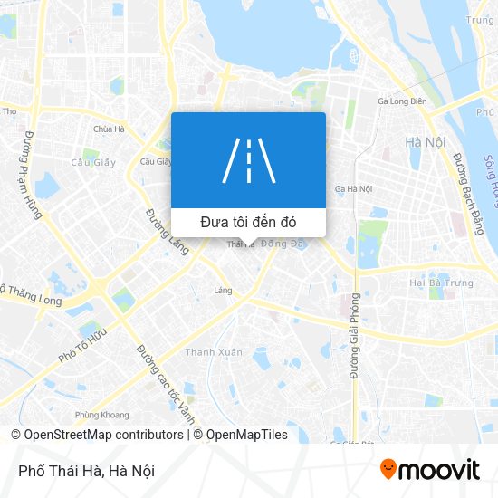 Bản đồ Phố Thái Hà