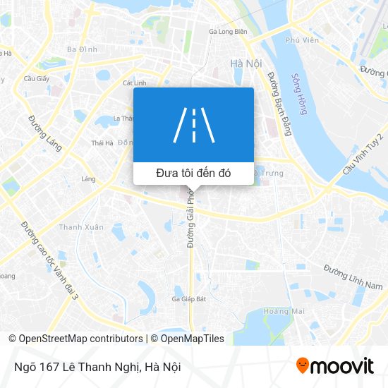 Bản đồ Ngõ 167 Lê Thanh Nghị