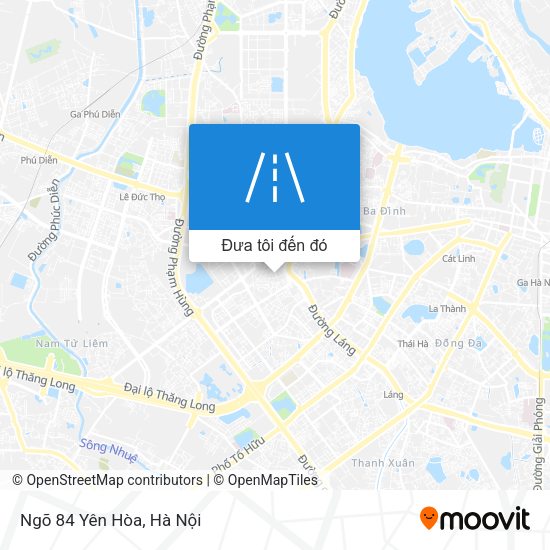 Bản đồ Ngõ 84 Yên Hòa