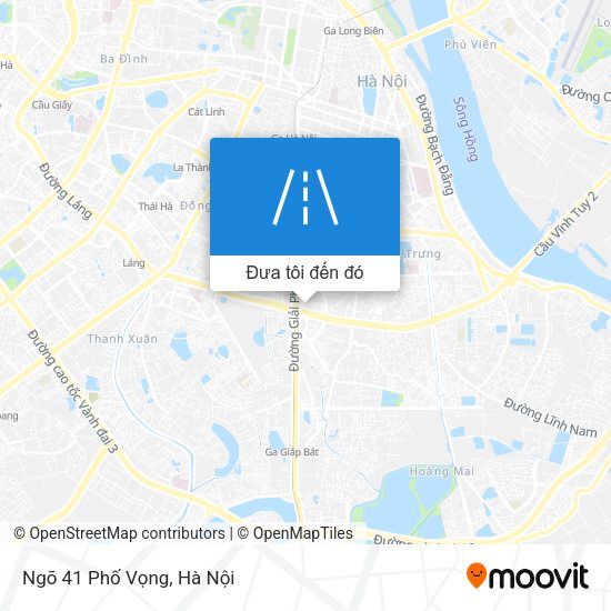 Bản đồ Ngõ 41 Phố Vọng
