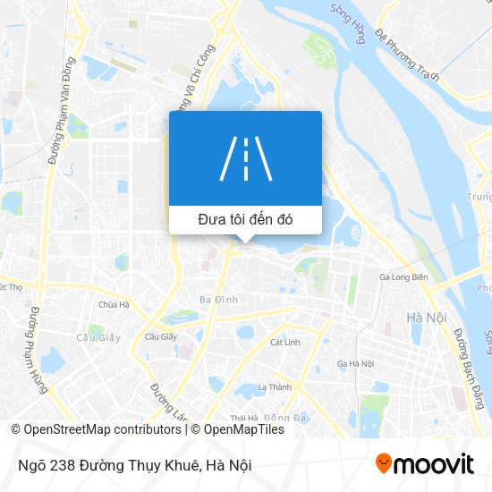 Bản đồ Ngõ 238 Đường Thụy Khuê