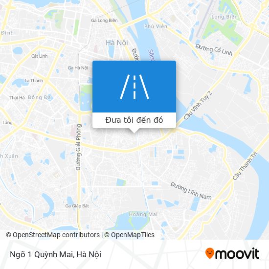 Bản đồ Ngõ 1 Quỳnh Mai