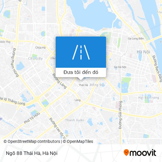 Bản đồ Ngõ 88 Thái Hà