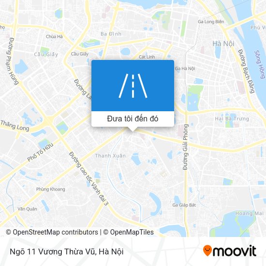 Bản đồ Ngõ 11 Vương Thừa Vũ