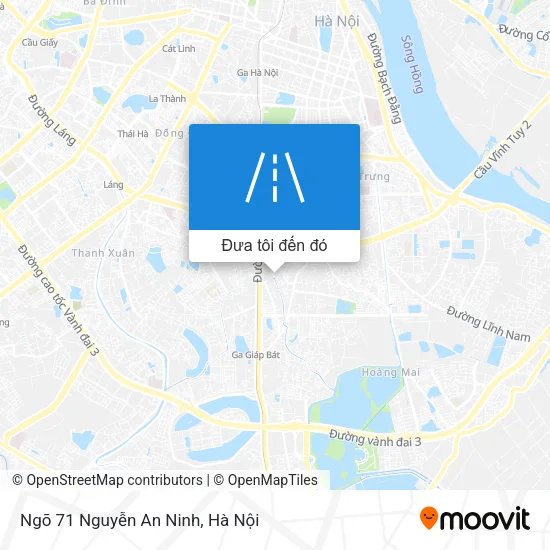 Bản đồ Ngõ 71 Nguyễn An Ninh
