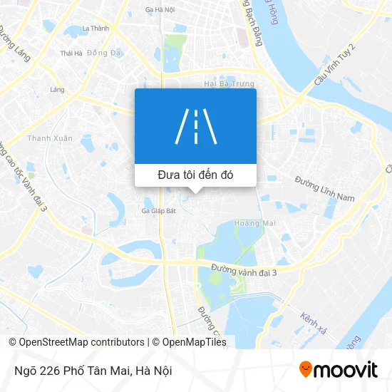 Bản đồ Ngõ 226 Phố Tân Mai