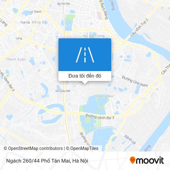 Bản đồ Ngách 260/44 Phố Tân Mai