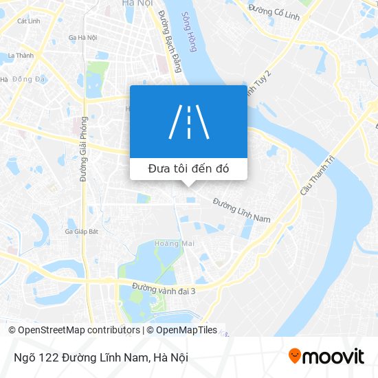 Bản đồ Ngõ 122 Đường Lĩnh Nam