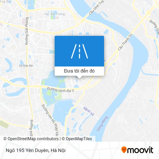 Bản đồ Ngõ 195 Yên Duyên