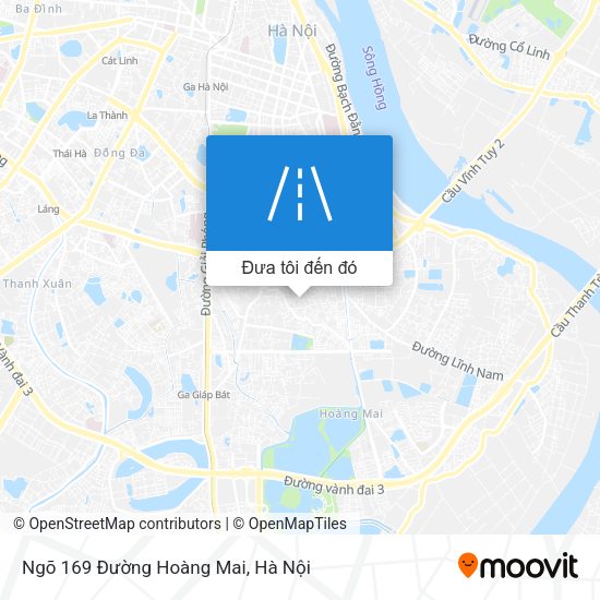 Bản đồ Ngõ 169 Đường Hoàng Mai