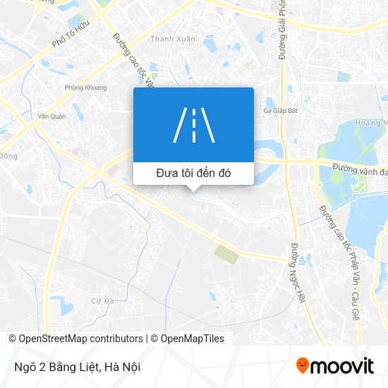 Bản đồ Ngõ 2 Bằng Liệt