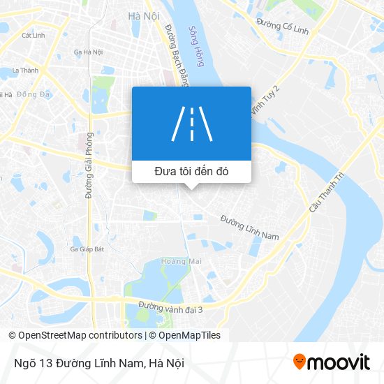 Bản đồ Ngõ 13 Đường Lĩnh Nam