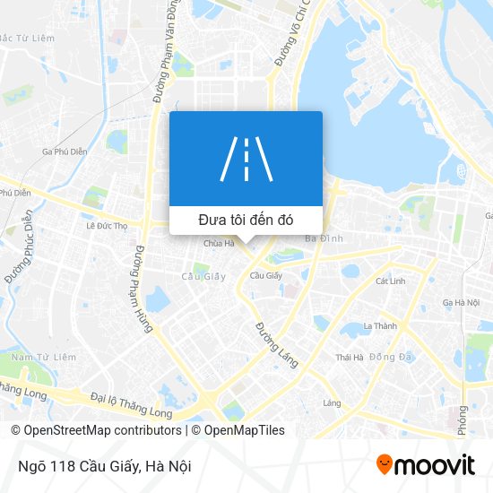 Bản đồ Ngõ 118 Cầu Giấy