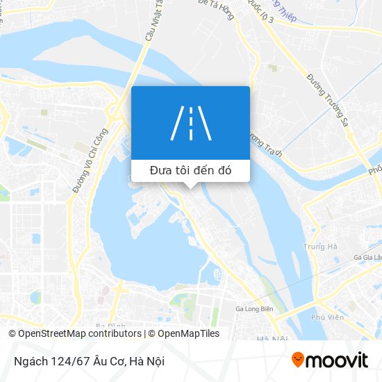Bản đồ Ngách 124/67 Âu Cơ