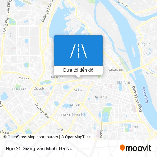 Bản đồ Ngõ 26 Giang Văn Minh