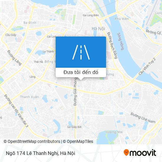 Bản đồ Ngõ 174 Lê Thanh Nghị