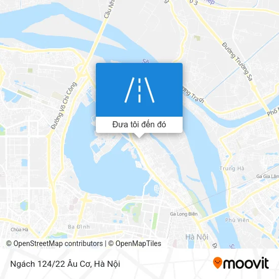 Bản đồ Ngách 124/22 Âu Cơ