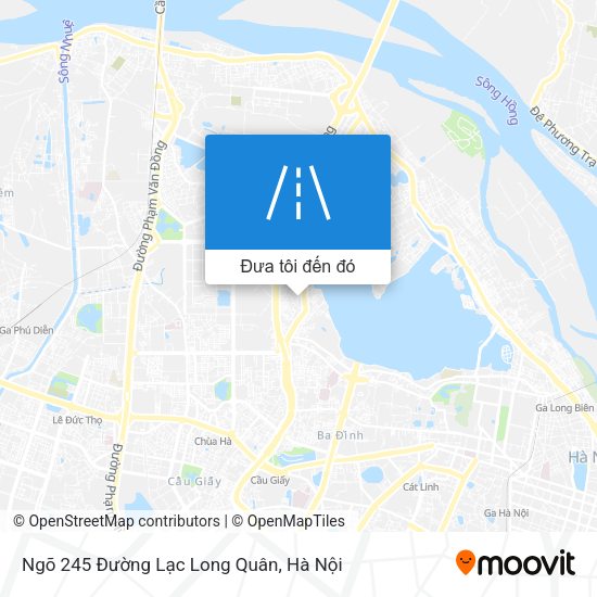 Bản đồ Ngõ 245 Đường Lạc Long Quân