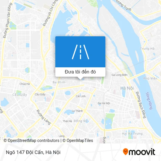 Bản đồ Ngõ 147 Đội Cấn