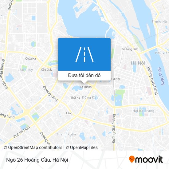 Bản đồ Ngõ 26 Hoàng Cầu