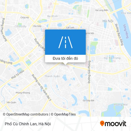 Bản đồ Phố Cù Chính Lan