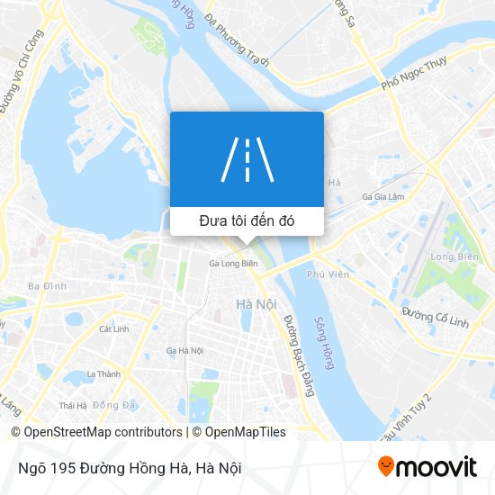 Bản đồ Ngõ 195 Đường Hồng Hà