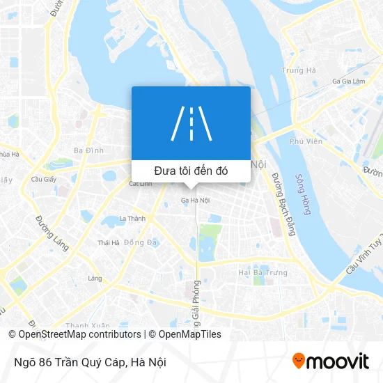 Bản đồ Ngõ 86 Trần Quý Cáp