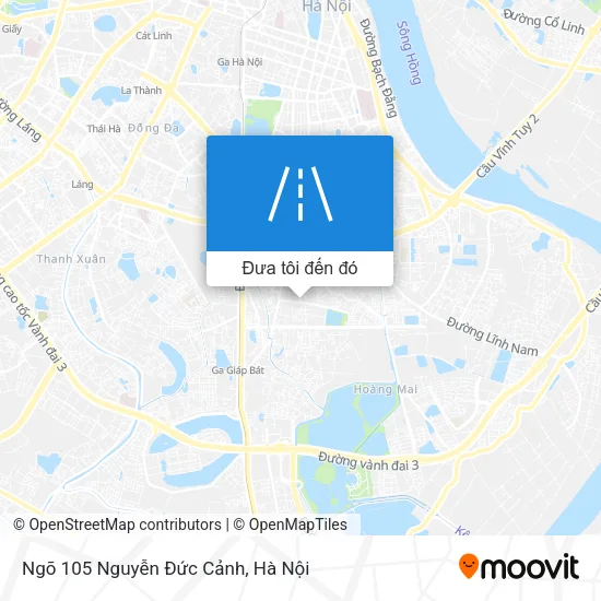 Bản đồ Ngõ 105 Nguyễn Đức Cảnh