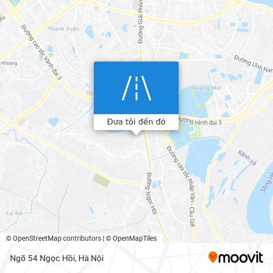 Bản đồ Ngõ 54 Ngọc Hồi