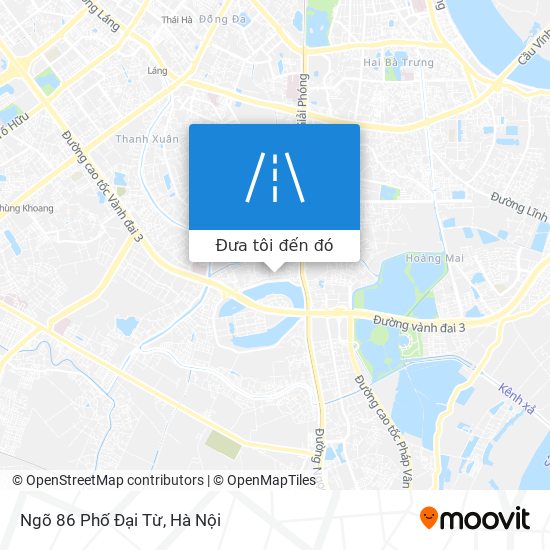 Bản đồ Ngõ 86 Phố Đại Từ