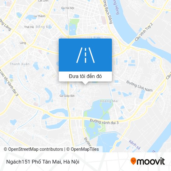 Bản đồ Ngách151 Phố Tân Mai