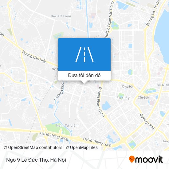 Bản đồ Ngõ 9 Lê Đức Thọ