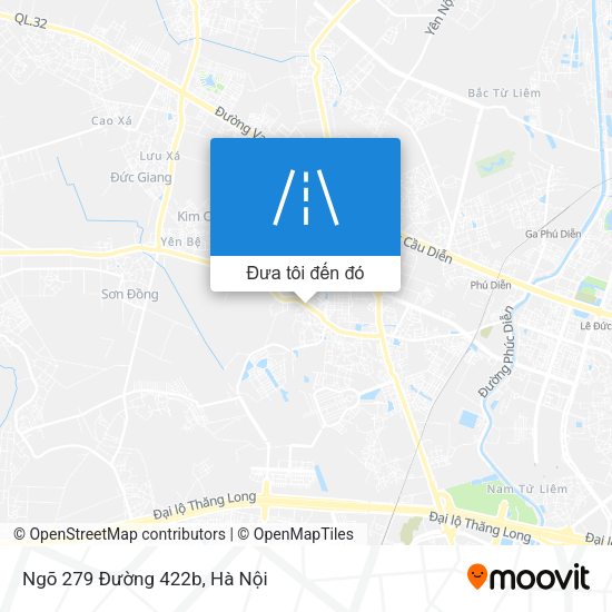 Bản đồ Ngõ 279 Đường 422b