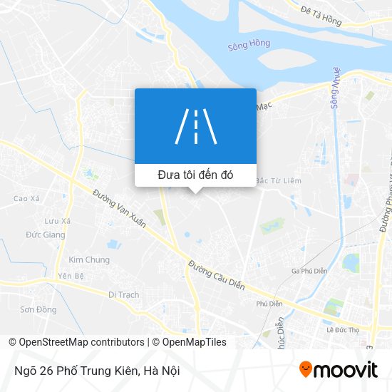 Bản đồ Ngõ 26 Phố Trung Kiên