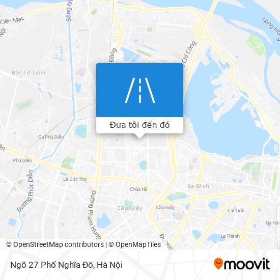Bản đồ Ngõ 27 Phố Nghĩa Đô