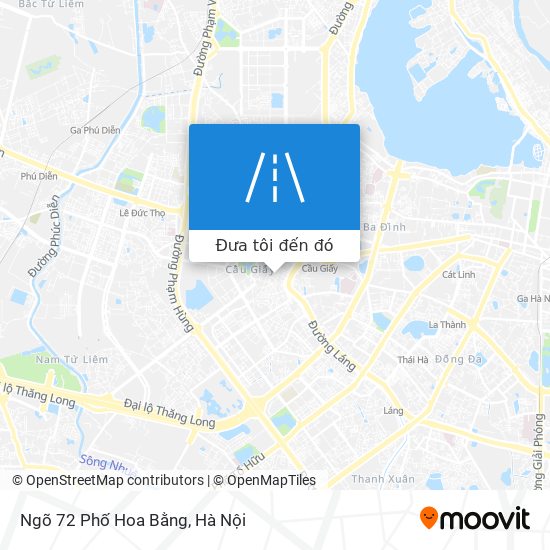 Bản đồ Ngõ 72 Phố Hoa Bằng