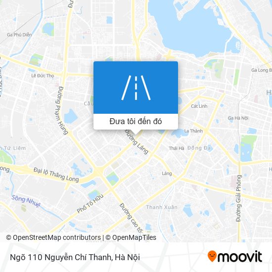 Bản đồ Ngõ 110 Nguyễn Chí Thanh