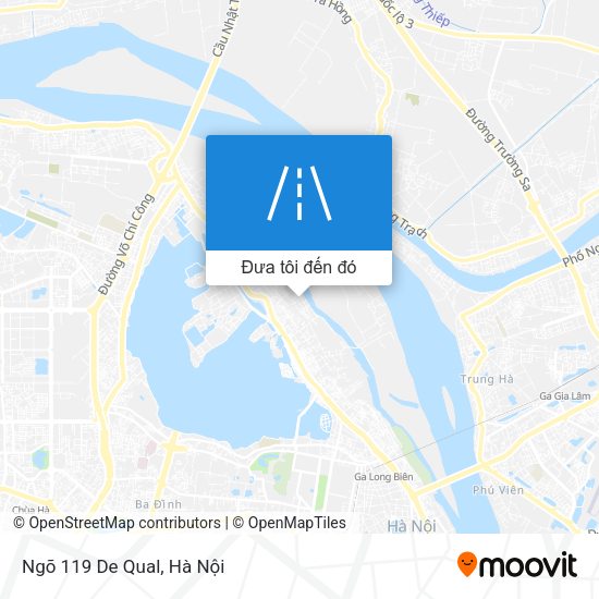 Bản đồ Ngõ 119 De Qual