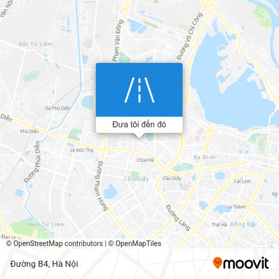 Bản đồ Đường B4