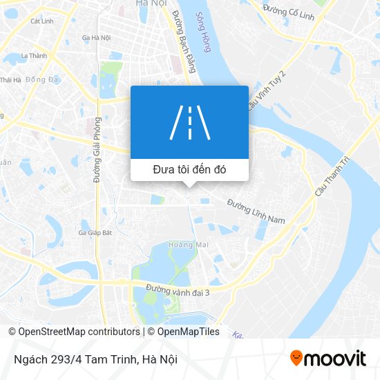 Bản đồ Ngách 293/4 Tam Trinh