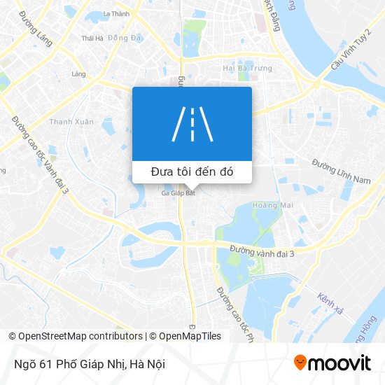 Bản đồ Ngõ 61 Phố Giáp Nhị