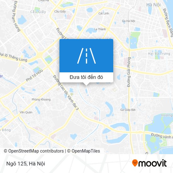Bản đồ Ngõ 125
